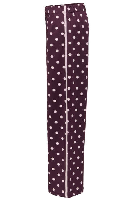 Only bordeaux dames broek | Zijaanzicht