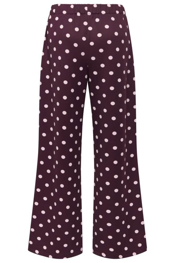 Only bordeaux dames broek | Achteraanzicht