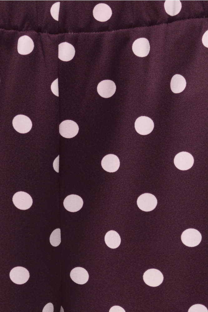 Only bordeaux dames broek | Kleurstaal