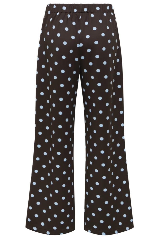 Only bruine dames broek | Achteraanzicht