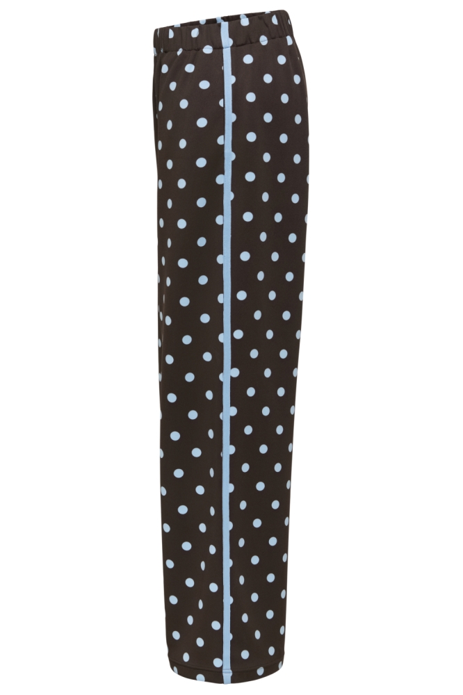 Only bruine dames broek | Zijaanzicht
