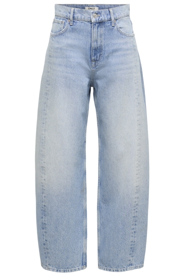 Only Jeans ONLJESSICA-JAE HW BARREL ANK DNM DO 15397384 Light Blue Denim