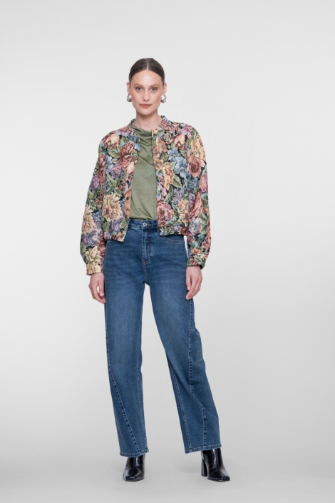 Geisha blauwe dames jeans | Model