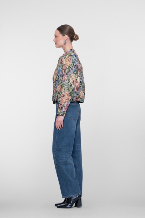 Geisha blauwe dames jeans | Model