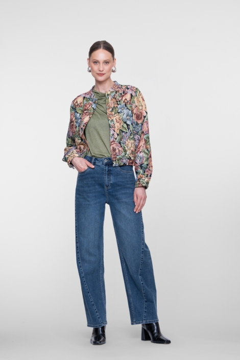 Geisha blauwe dames jeans | Model