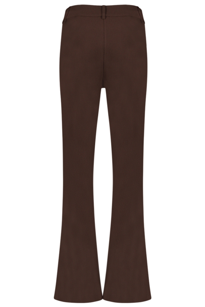 Geisha bruine dames broek | Achteraanzicht