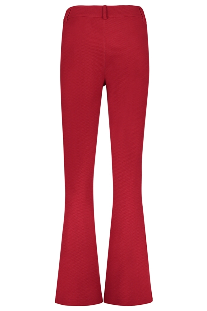 Geisha rode dames broek | Achteraanzicht