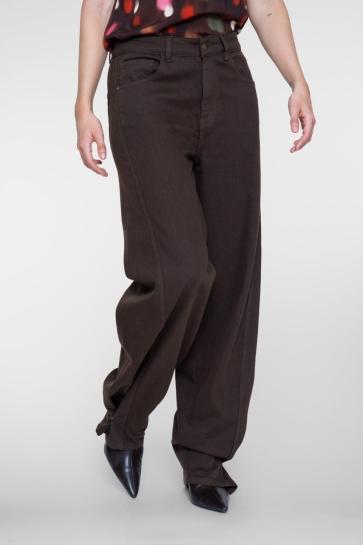 Geisha Jeans STRAIGHT FIT JEANS MET SUBTIEL BALLOON DETAIL 61501-10 Brown