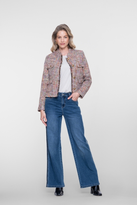 Geisha blauwe dames jeans | Model