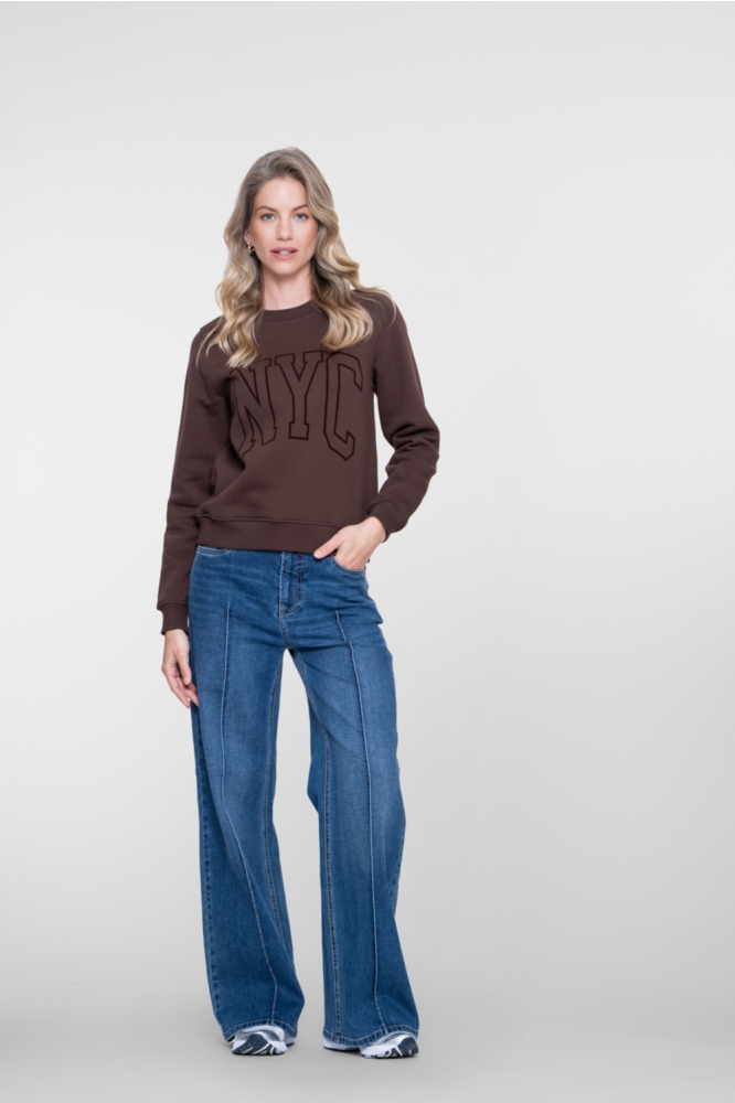 Geisha blauwe dames jeans | Model