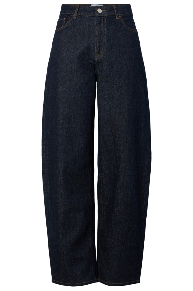 Pieces blauwe dames jeans | Vooraanzicht