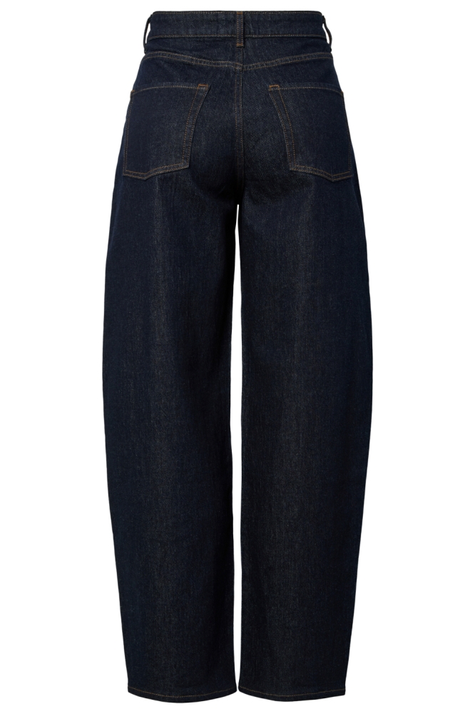 Pieces blauwe dames jeans | Achteraanzicht