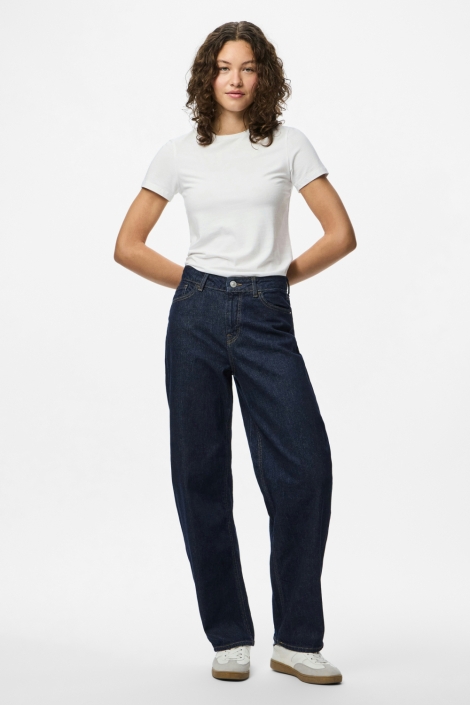 Pieces blauwe dames jeans | Model