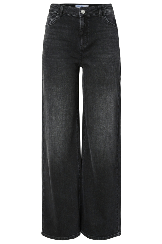 Pieces zwarte dames jeans | Vooraanzicht