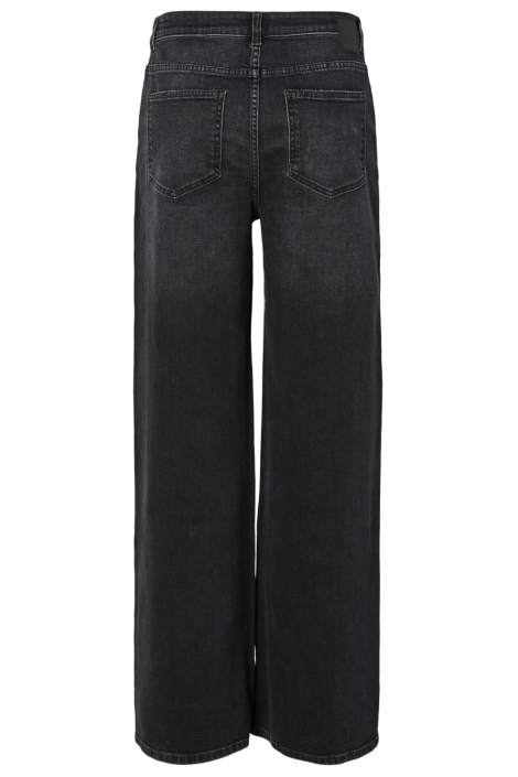 Pieces zwarte dames jeans | Achteraanzicht