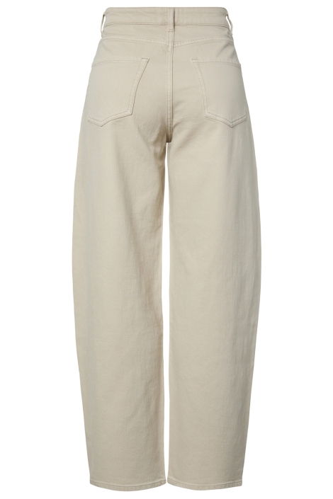 Pieces beige dames jeans | Achteraanzicht