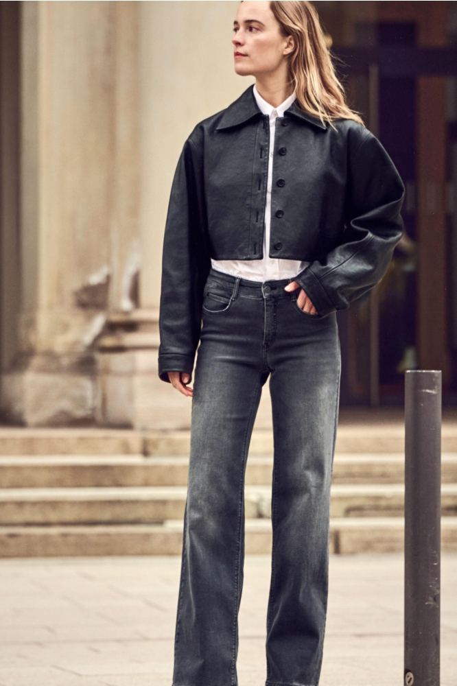 Mac grijze dames jeans | Sfeerbeeld, In situatie