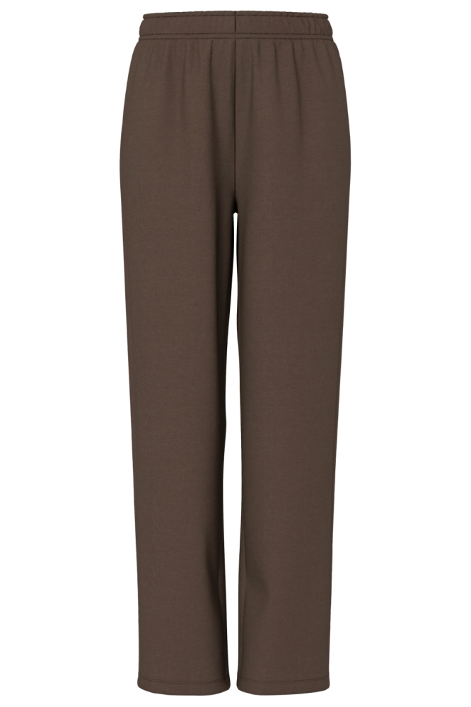 Pieces bruine dames broek | Vooraanzicht