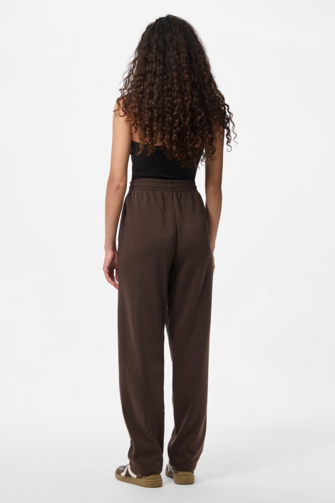 Pieces bruine dames broek | Model