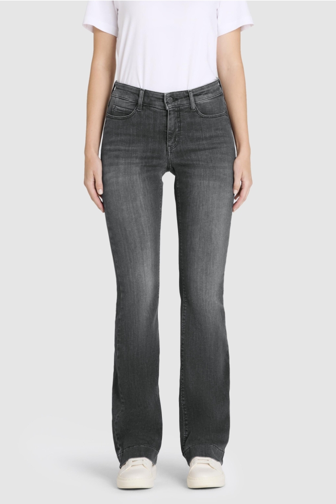 Mac grijze dames jeans | Model vooraanzicht