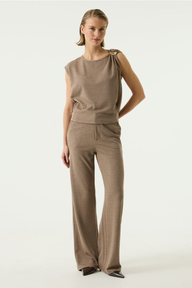 Garcia bruine dames broek | Model