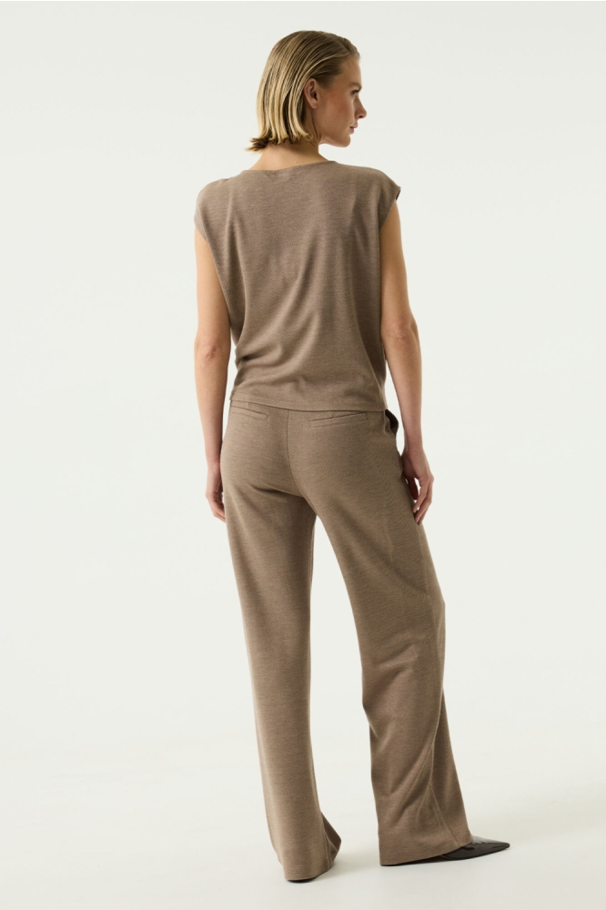 Garcia bruine dames broek | Model
