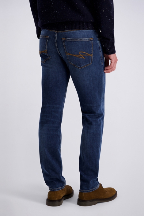 Pierre Cardin blauwe heren jeans | Model achteraanzicht