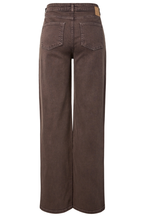 Pieces bruine dames jeans | Achteraanzicht