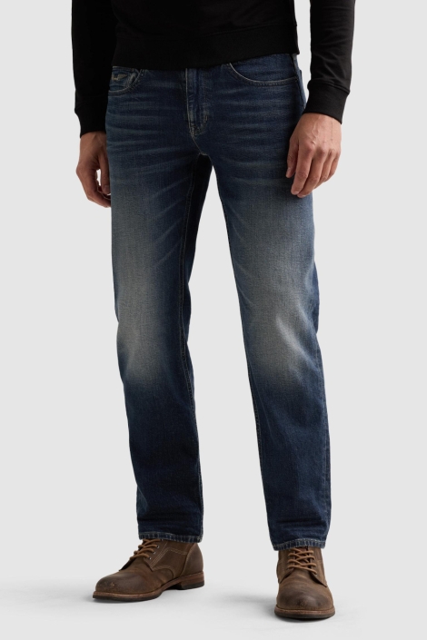PME legend blauwe heren jeans | Model vooraanzicht