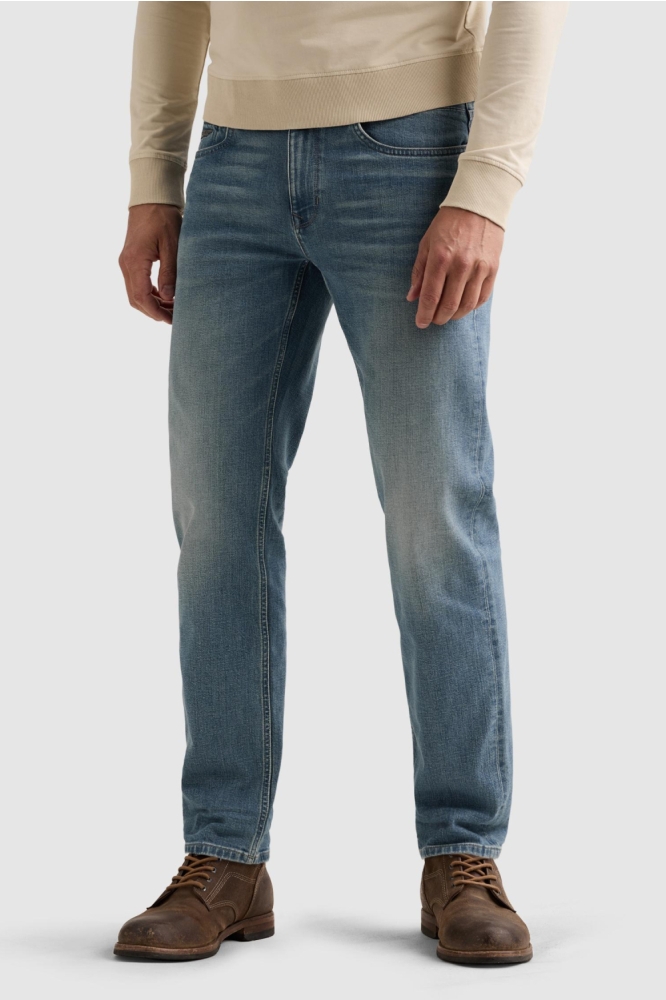 PME legend blauwe heren jeans | Model vooraanzicht