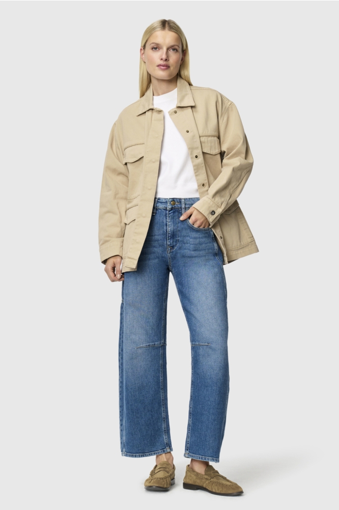 Mac blauwe dames jeans | Model