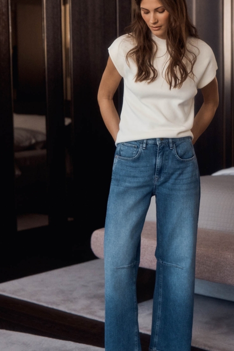 Mac blauwe dames jeans | Sfeerbeeld, In situatie