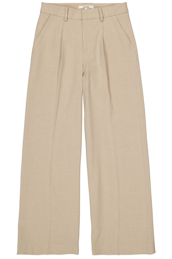 Garcia beige dames broek | Vooraanzicht