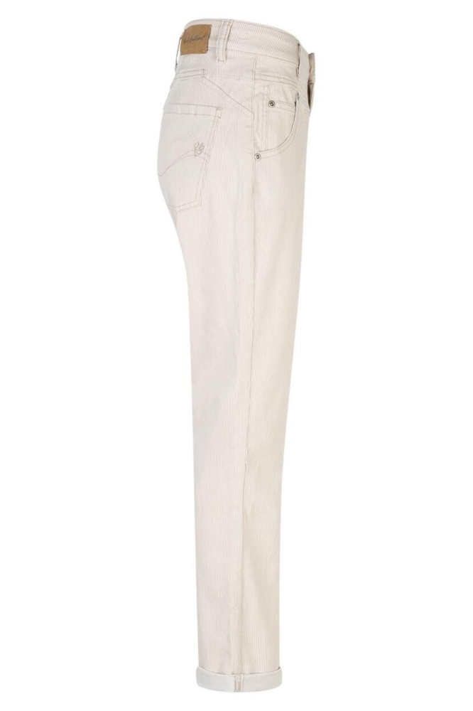 Red Button beige dames broek | Zijaanzicht