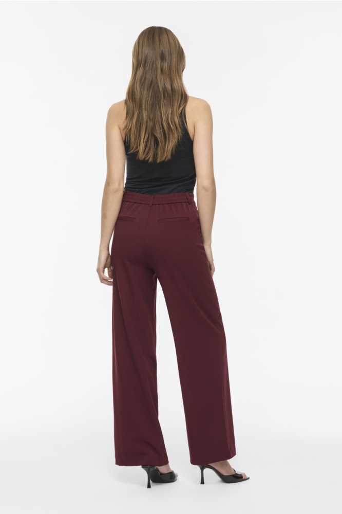 Vila bordeaux dames broek | Model