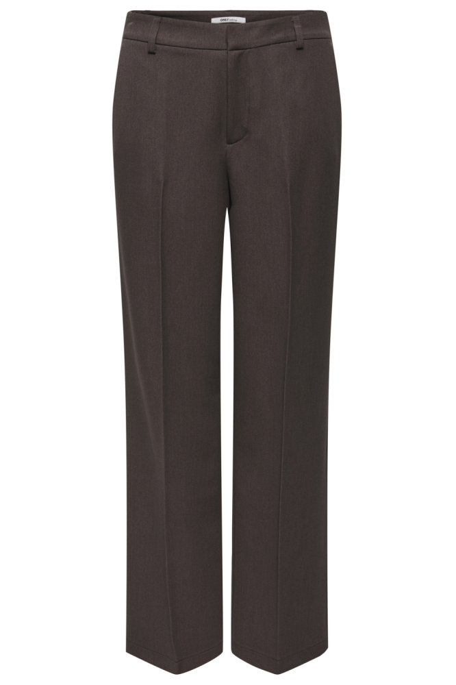 Only bruine dames broek | Vooraanzicht