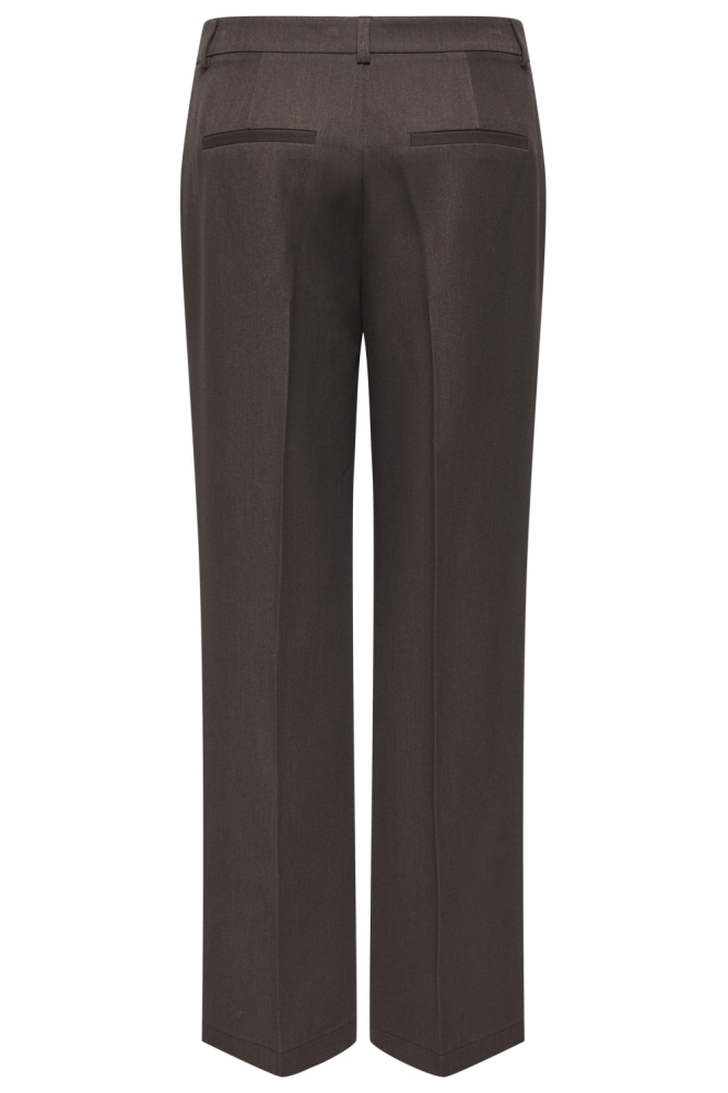 Only bruine dames broek | Achteraanzicht