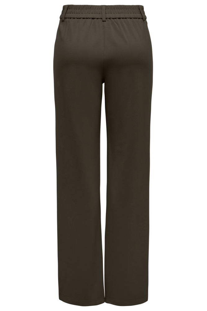 Only bruine dames broek | Achteraanzicht