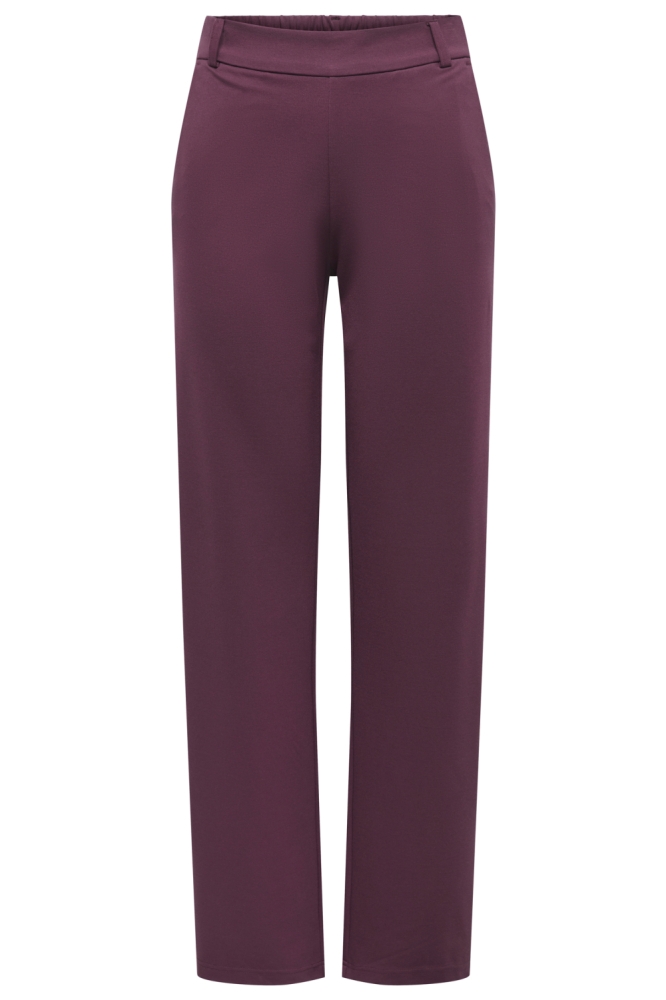 Only bordeaux dames broek | Vooraanzicht