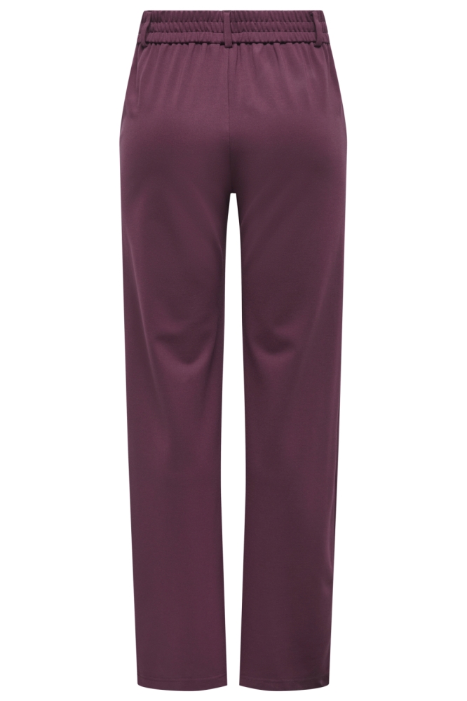 Only bordeaux dames broek | Achteraanzicht