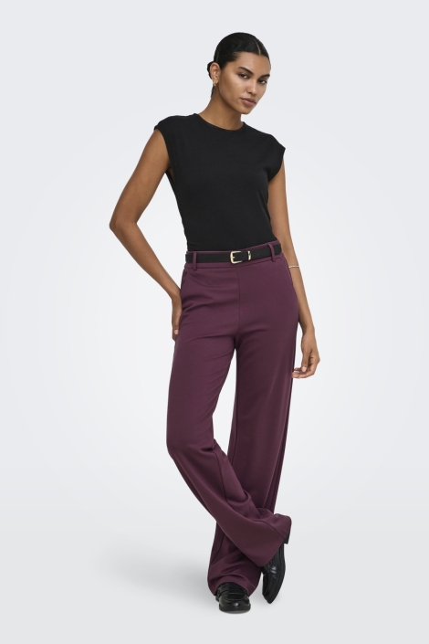 Only bordeaux dames broek | Model