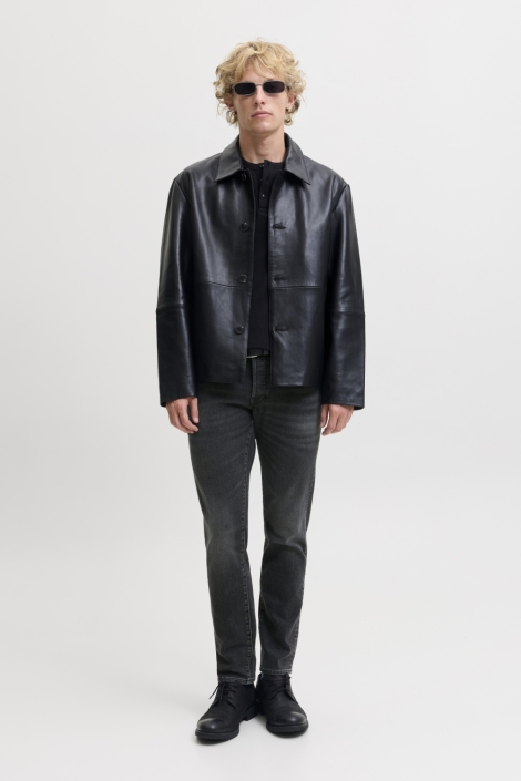 Jack & Jones zwarte heren jeans | Model
