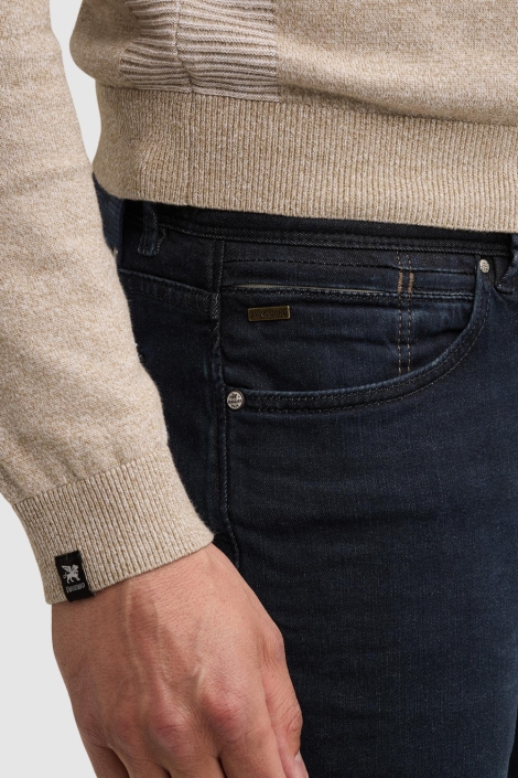 Vanguard blauwe heren jeans | Close up