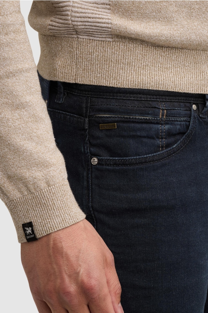 Vanguard blauwe heren jeans | Close up
