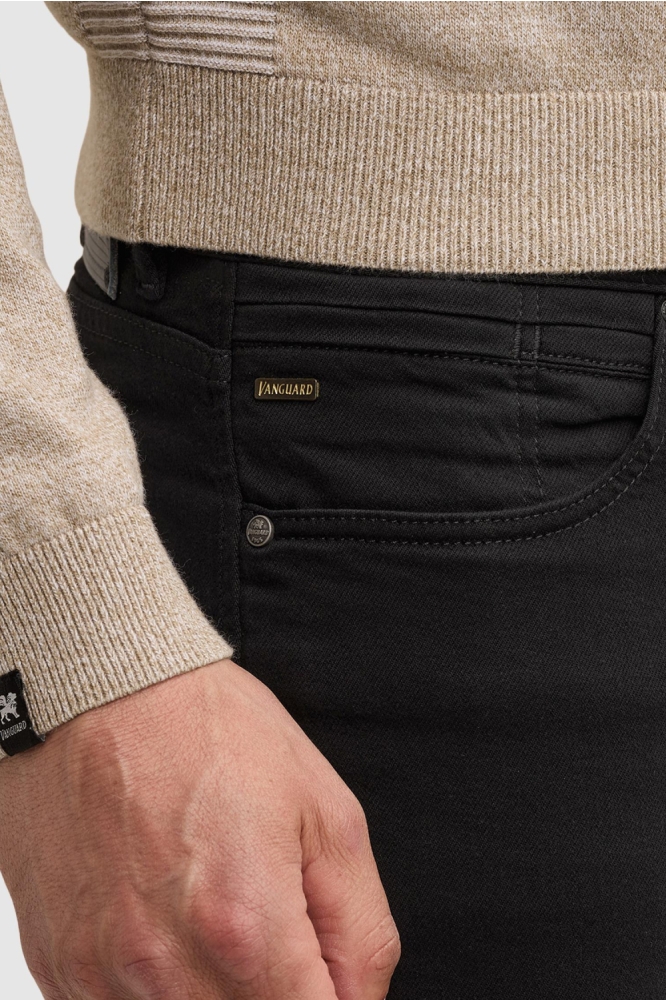 Vanguard zwarte heren jeans | Close up