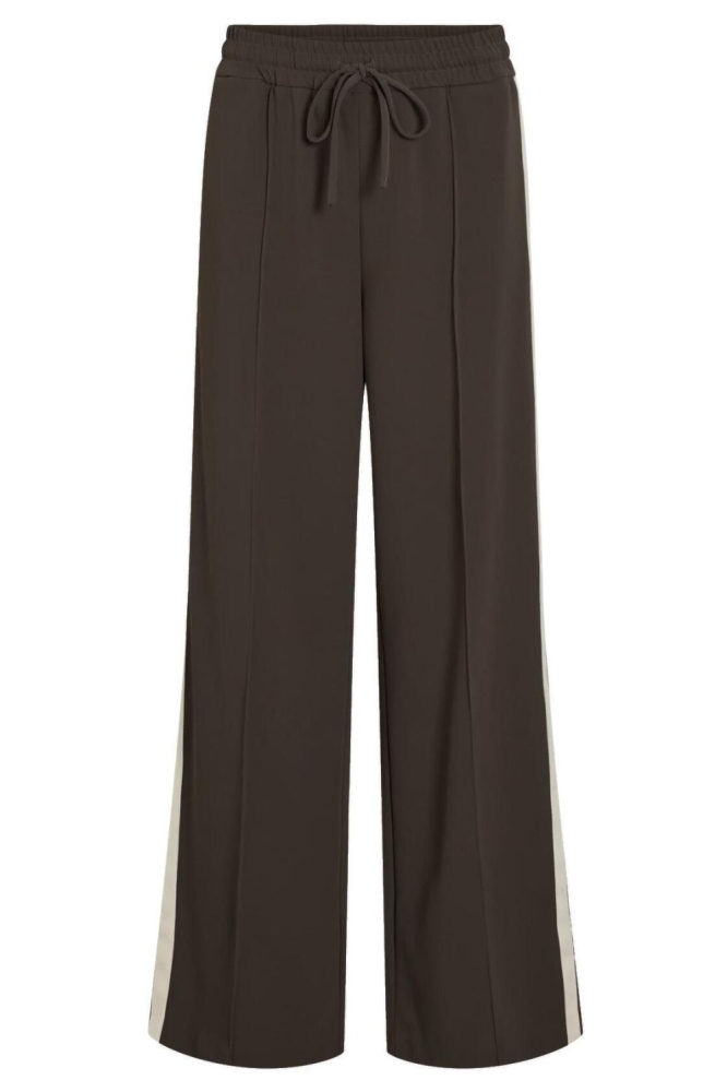 Vila bruine dames broek | Vooraanzicht