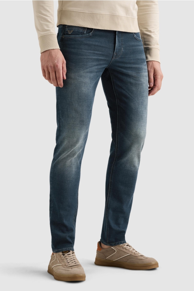 PME legend blauwe heren jeans | Model vooraanzicht