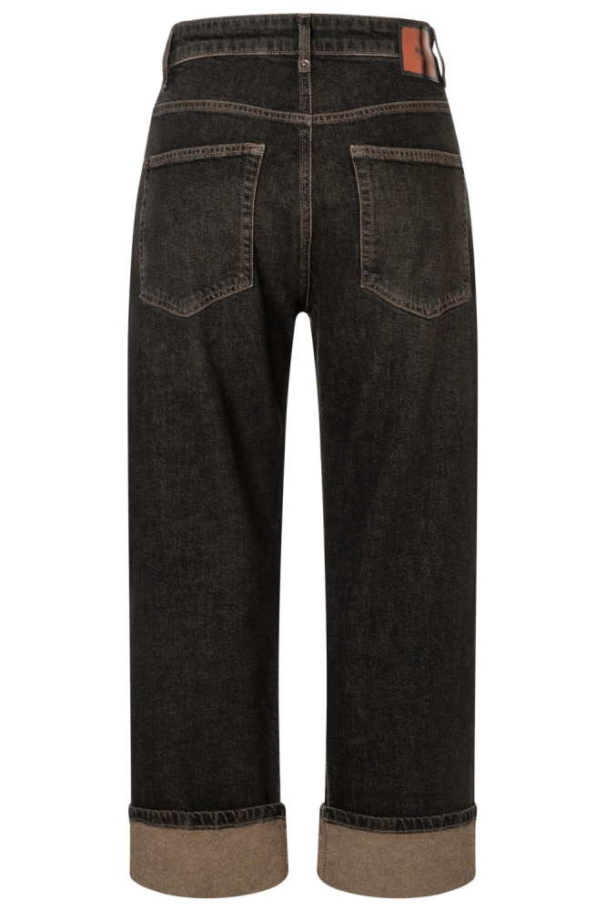 Mac zwarte dames jeans | Achteraanzicht