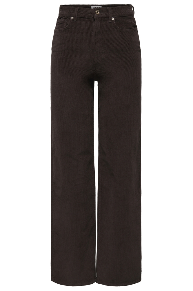 Only bruine dames broek | Vooraanzicht