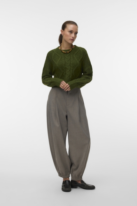 Vero Moda beige dames broek | Model